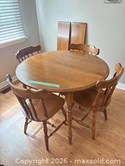 MaxSold Auction: Wooden Round Table D   - London (Ontario, Canada) PARTNER MANAGED Estate Sale Online Auction - Brixham Crescent