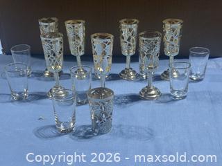 MaxSold Auction: Antique Mexican Sterling Silver Liqueur Glasses - Ottawa (Stittsville)(Ontario, Canada) SELLER MANAGED Downsizing Online Auction - Heritage Grove Crescent