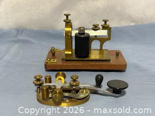 MaxSold Auction: Vintage J.H. Bunnel & Co. Telegraph Key Feb.1/1954 - Ottawa (Stittsville)(Ontario, Canada) SELLER MANAGED Downsizing Online Auction - Heritage Grove Crescent