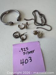 MaxSold Auction: Assorted Sterling Silver Jewelry Lot - Augusta (Georgia, USA) PARTNER MANAGED Estate Sale Online Auction - Monte Sano Avenue