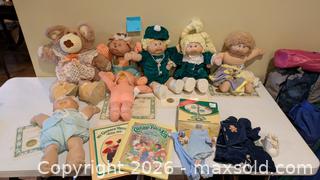 MaxSold Auction: Cabbage Patch Kids Medium Doll with Outfits & Adoption Paperwork - Augusta (Georgia, USA) PARTNER MANAGED Estate Sale Online Auction - Monte Sano Avenue