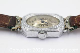 MaxSold Auction: 1930s Benrus Octagonal Manual Wristwatch - Vaughan (Ontario, Canada) PARTNER MANAGED Reseller Online Auction - Steeles Avenue West Suite