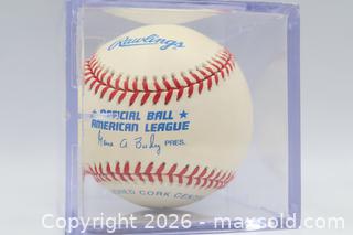 MaxSold Auction: Cal Ripken Jr Autographed Baseball with COA #1 - Vaughan (Ontario, Canada) PARTNER MANAGED Reseller Online Auction - Steeles Avenue West Suite