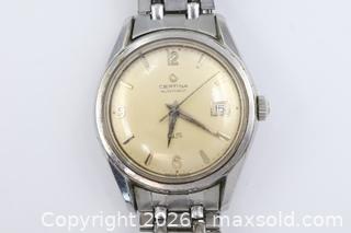 MaxSold Auction: Certina DS Automatic Stainless Steel Watch, working - Vaughan (Ontario, Canada) PARTNER MANAGED Reseller Online Auction - Steeles Avenue West Suite