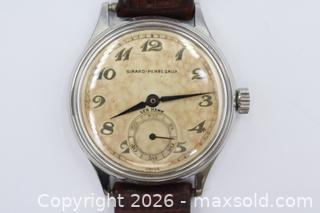 MaxSold Auction: Girard-Perregaux Sea Hawk Watch circa 1940s, working - Vaughan (Ontario, Canada) PARTNER MANAGED Reseller Online Auction - Steeles Avenue West Suite