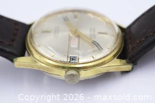 MaxSold Auction: Gruen Automatic Gold-Tone Watch 25 Jewels - Vaughan (Ontario, Canada) PARTNER MANAGED Reseller Online Auction - Steeles Avenue West Suite