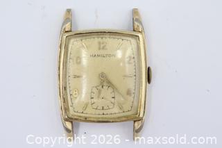 MaxSold Auction: Hamilton 14K Gold Filled Manual Watch, working - Vaughan (Ontario, Canada) PARTNER MANAGED Reseller Online Auction - Steeles Avenue West Suite