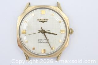 MaxSold Auction: Longines Grand Prize Automatic Gold Plated Watch, working - Vaughan (Ontario, Canada) PARTNER MANAGED Reseller Online Auction - Steeles Avenue West Suite