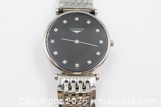 MaxSold Auction: Longines La Grande Classique Quartz Watch, working - Vaughan (Ontario, Canada) PARTNER MANAGED Reseller Online Auction - Steeles Avenue West Suite