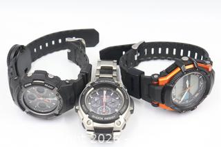 MaxSold Auction: Lot of 3 - Casio G-Shock Kodiak Sports Analog-Digital Chronograph Watch - Vaughan (Ontario, Canada) PARTNER MANAGED Reseller Online Auction - Steeles Avenue West Suite