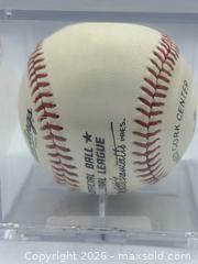 MaxSold Auction: Nolan Ryan Signed Baseball - No COA - Vaughan (Ontario, Canada) PARTNER MANAGED Reseller Online Auction - Steeles Avenue West Suite