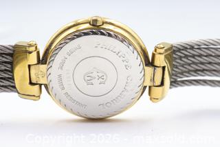 MaxSold Auction: Philippe Charriol Women's Quartz Wristwatch, Black Dial - Vaughan (Ontario, Canada) PARTNER MANAGED Reseller Online Auction - Steeles Avenue West Suite