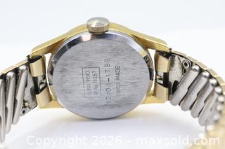 MaxSold Auction: Primus Swiss Made Gold-Tone Wristwatch - Vaughan (Ontario, Canada) PARTNER MANAGED Reseller Online Auction - Steeles Avenue West Suite
