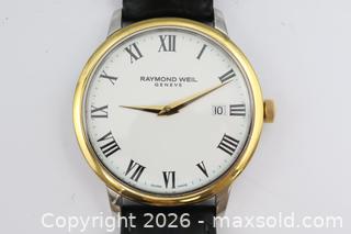 MaxSold Auction: Raymond Weil Quartz Wristwatch, working - Vaughan (Ontario, Canada) PARTNER MANAGED Reseller Online Auction - Steeles Avenue West Suite