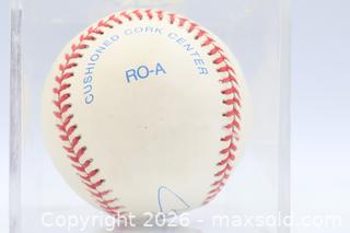 MaxSold Auction: Roger Clemens Autographed Baseball with COA - Vaughan (Ontario, Canada) PARTNER MANAGED Reseller Online Auction - Steeles Avenue West Suite