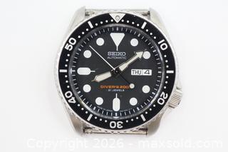 MaxSold Auction: Seiko Diver's 200 Automatic Dive Watch - Vaughan (Ontario, Canada) PARTNER MANAGED Reseller Online Auction - Steeles Avenue West Suite