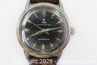 MaxSold Auction: Tudor Oyster Air?Tiger Manual Watch, working - Vaughan (Ontario, Canada) PARTNER MANAGED Reseller Online Auction - Steeles Avenue West Suite