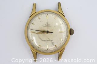 MaxSold Auction: Tudor Precision Gold Plated Manual Wind Wristwatch - Vaughan (Ontario, Canada) PARTNER MANAGED Reseller Online Auction - Steeles Avenue West Suite