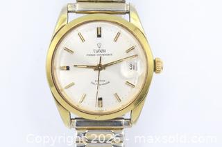 MaxSold Auction: Tudor Prince Oysterdate Automatic Two-Tone Gold Plated, working - Vaughan (Ontario, Canada) PARTNER MANAGED Reseller Online Auction - Steeles Avenue West Suite