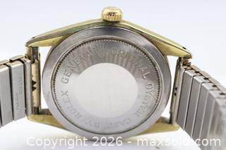 MaxSold Auction: Tudor Prince Oysterdate Automatic Two-Tone Gold Plated, working - Vaughan (Ontario, Canada) PARTNER MANAGED Reseller Online Auction - Steeles Avenue West Suite