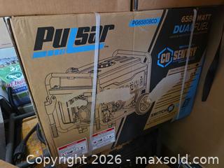 MaxSold Auction: Pulsar PG6580BCO 6580W Dual Fuel Portable Generator - Manalapan Township (New Jersey, USA) SELLER MANAGED Moving Online Auction - Timber Lane