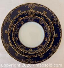 MaxSold Auction: 69 - Piece Rosenthal Classic Rose Cobalt & Gold Porcelain Dinnerware Set - Pleasant Hill (California, USA) PARTNER MANAGED Blackhawk Estate Sale Online Auction - Contra Costa Boulevard