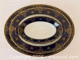 MaxSold Auction: 69 - Piece Rosenthal Classic Rose Cobalt & Gold Porcelain Dinnerware Set - Pleasant Hill (California, USA) PARTNER MANAGED Blackhawk Estate Sale Online Auction - Contra Costa Boulevard