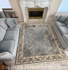 MaxSold Auction: 8' x 10' Wool Floral Area Rug - Gray/Blue/Cream/Pink - Pleasant Hill (California, USA) PARTNER MANAGED Blackhawk Estate Sale Online Auction - Contra Costa Boulevard