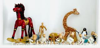 MaxSold Auction: Anamalz and Unbranded Wooden Animal Figurine Lot - Pleasant Hill (California, USA) PARTNER MANAGED Blackhawk Estate Sale Online Auction - Contra Costa Boulevard