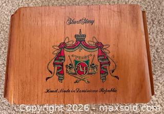 MaxSold Auction: Assorted Cigar Boxes (20+) Wood & Plastic, Various Brands - Pleasant Hill (California, USA) PARTNER MANAGED Blackhawk Estate Sale Online Auction - Contra Costa Boulevard