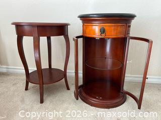 MaxSold Auction: Bombay Company Round End Tables - Pleasant Hill (California, USA) PARTNER MANAGED Blackhawk Estate Sale Online Auction - Contra Costa Boulevard