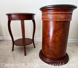 MaxSold Auction: Bombay Company Round End Tables - Pleasant Hill (California, USA) PARTNER MANAGED Blackhawk Estate Sale Online Auction - Contra Costa Boulevard