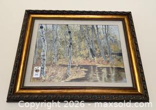 MaxSold Auction: Chinese Embroidered Landscape, Framed, 41 x 33 - Pleasant Hill (California, USA) PARTNER MANAGED Blackhawk Estate Sale Online Auction - Contra Costa Boulevard