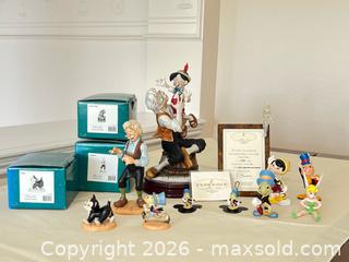 MaxSold Auction: Giuseppe Armani ltd. edition Pinocchio Disney Collector's Lot inc. Walt Disney - Pleasant Hill (California, USA) PARTNER MANAGED Blackhawk Estate Sale Online Auction - Contra Costa Boulevard