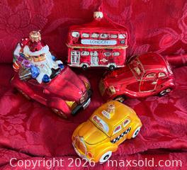 MaxSold Auction: Glass Christmas Ornaments Lot, 16–30 Mixed Holiday Designs - Pleasant Hill (California, USA) PARTNER MANAGED Blackhawk Estate Sale Online Auction - Contra Costa Boulevard