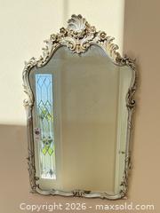 MaxSold Auction: Large Antique Silver Rococo Baroque Wall Mirror - Pleasant Hill (California, USA) PARTNER MANAGED Blackhawk Estate Sale Online Auction - Contra Costa Boulevard