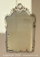 MaxSold Auction: Large Antique Silver Rococo Baroque Wall Mirror - Pleasant Hill (California, USA) PARTNER MANAGED Blackhawk Estate Sale Online Auction - Contra Costa Boulevard