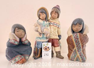 MaxSold Auction: Lladró Porcelain Eskimo Children with Seal Figurine Model 12227 - Pleasant Hill (California, USA) PARTNER MANAGED Blackhawk Estate Sale Online Auction - Contra Costa Boulevard