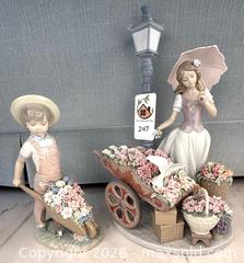 MaxSold Auction: Lladró Porcelain Figurine Set Flowers for Everyone (010.06809) - Pleasant Hill (California, USA) PARTNER MANAGED Blackhawk Estate Sale Online Auction - Contra Costa Boulevard