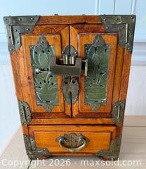 MaxSold Auction: Lot of 5 Decorative Wooden Boxes with Music Mechanism - Pleasant Hill (California, USA) PARTNER MANAGED Blackhawk Estate Sale Online Auction - Contra Costa Boulevard