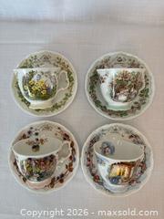 MaxSold Auction: Mixed Bone China Tea Cups & Saucers with Bunnykins Plates & Figurines - Pleasant Hill (California, USA) PARTNER MANAGED Blackhawk Estate Sale Online Auction - Contra Costa Boulevard