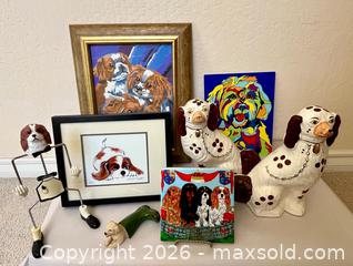 MaxSold Auction: Mixed Lot of Decorative Dog-Themed Art & Figurines - Pleasant Hill (California, USA) PARTNER MANAGED Blackhawk Estate Sale Online Auction - Contra Costa Boulevard