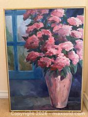MaxSold Auction: Original Acrylic Floral Painting by Leona Fern Walden — Framed - Pleasant Hill (California, USA) PARTNER MANAGED Blackhawk Estate Sale Online Auction - Contra Costa Boulevard