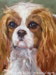 MaxSold Auction: Original Oil on Canvas Dog Painting, Signed, Gold Ornate Frame - Pleasant Hill (California, USA) PARTNER MANAGED Blackhawk Estate Sale Online Auction - Contra Costa Boulevard