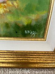 MaxSold Auction: Original Oil on Canvas Landscape & Botanical Painting, Framed - Pleasant Hill (California, USA) PARTNER MANAGED Blackhawk Estate Sale Online Auction - Contra Costa Boulevard