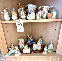 MaxSold Auction: Royal Albert Beatrix Potter Porcelain Tea Set & Figurines (1986) - Pleasant Hill (California, USA) PARTNER MANAGED Blackhawk Estate Sale Online Auction - Contra Costa Boulevard
