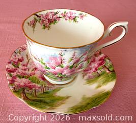 MaxSold Auction: Royal Albert Bone China Blossom Time Tea & Serving Set - Pleasant Hill (California, USA) PARTNER MANAGED Blackhawk Estate Sale Online Auction - Contra Costa Boulevard