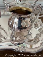 MaxSold Auction: TOWLE Silver-Plated Ornate Tea and Coffee Serving Set with Tray - Pleasant Hill (California, USA) PARTNER MANAGED Blackhawk Estate Sale Online Auction - Contra Costa Boulevard