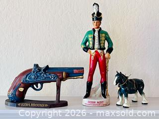 MaxSold Auction: Vintage Mid-Century Ceramic Liquor Decanter Figurines, 5–9 Pieces - Pleasant Hill (California, USA) PARTNER MANAGED Blackhawk Estate Sale Online Auction - Contra Costa Boulevard