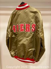 MaxSold Auction: Vintage SF 49ers Satin Starter Jacket & SF Giants Satin Chalk Line Jacket - XL - Pleasant Hill (California, USA) PARTNER MANAGED Blackhawk Estate Sale Online Auction - Contra Costa Boulevard